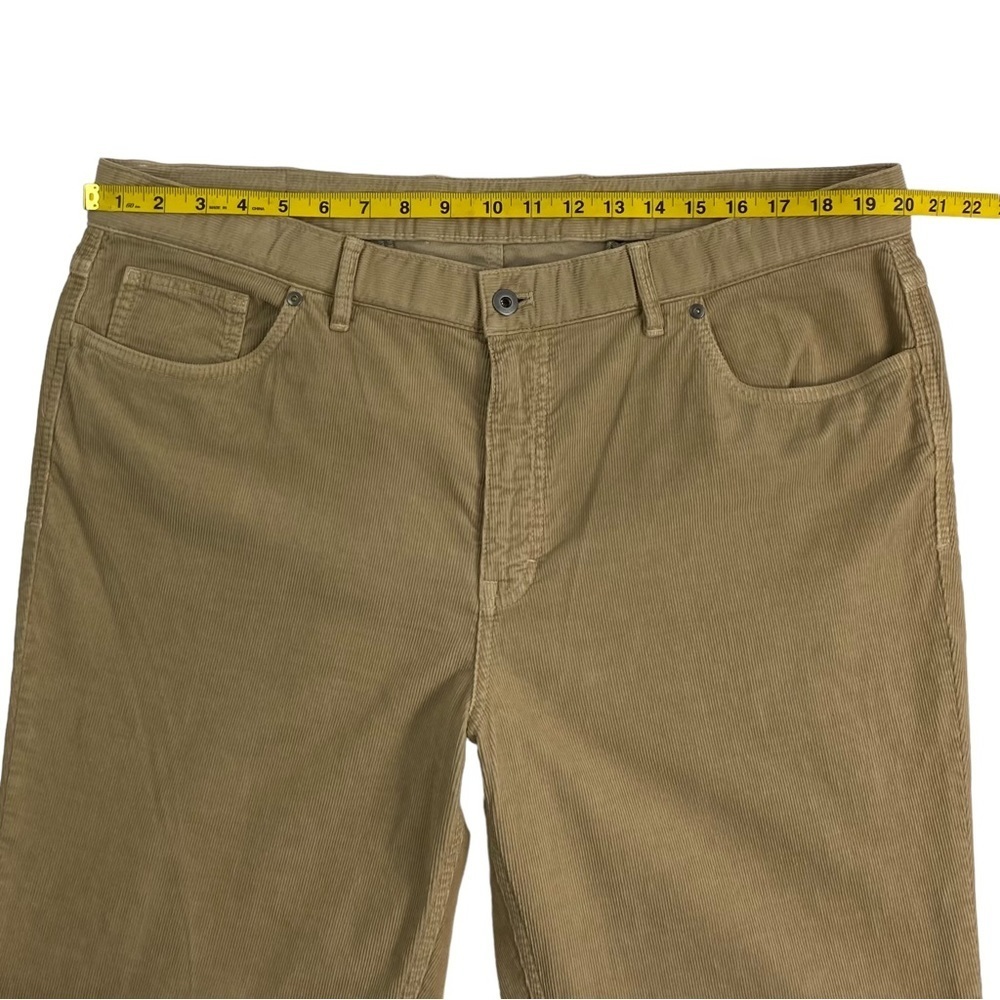 𝅺bullock & Jones Men’s Khaki Tan Corduroy Straight-Leg Pants, EUC, Size 40x34 - Picture 10 of 14